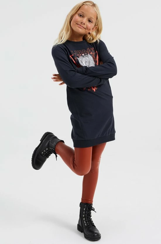 WE Fashion Meisjes Jurk Met Opdruk - Maat 170/176 5 WE Fashion Meisjes Jurk Met Opdruk - Maat 170/176 - Afbeelding 3